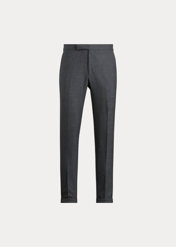 Pantalones Polo Ralph Lauren Hombre Grises - Polo Traveler Wool - HOJVY2405